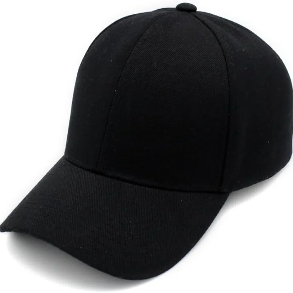 Top Level Baseball Cap Men Women - Classic Adjustable Plain Hat(Black) - Picture 1 of 7